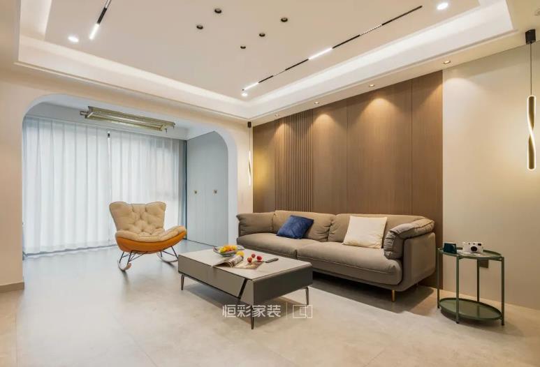 杭州四室两厅装修,现代轻奢风格室内设计案例欣赏