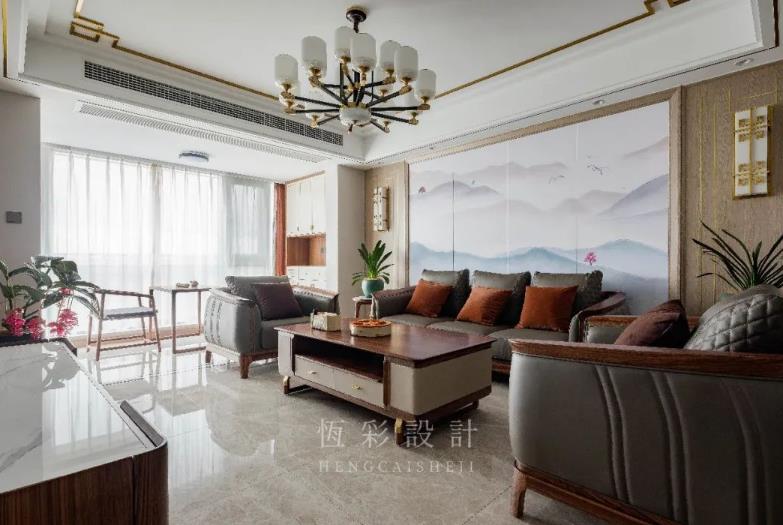 杭州三孩家庭怎么装修?顶楼跃层213平米楼房装修案例欣赏